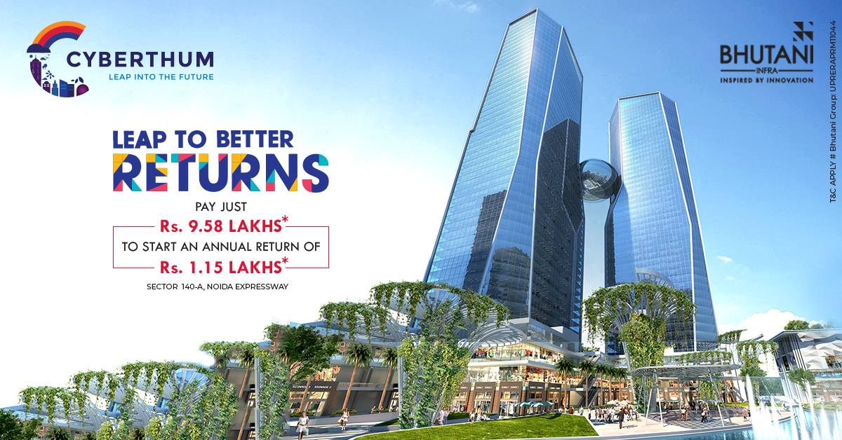 Bhutani Cyberthum Noida Bhutani Infra Project in Noida Expressway Bhutani Alphathum, Sector